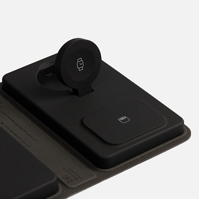 Внешний аккумулятор с беспроводной зарядкой reCover 8000 мАч, черный