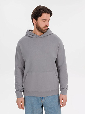 Худи оверсайз унисекс Outshine, серое