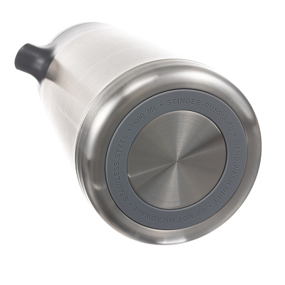 Термокофейник Stinger, 1,6 л, нержавеющая сталь, серебристый, 18 x 13,6 x 25,9 см