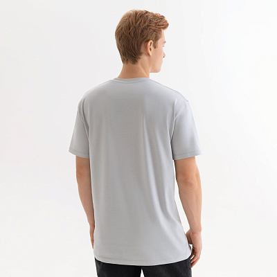 Футболка унисекс KRIS, 150 гр., светло-серая, размер XXL