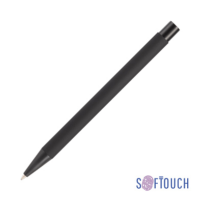 Ручка шариковая "Aurora", покрытие soft touch  (Черный)