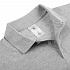 Рубашка поло Heavymill серый меланж - Фото 3