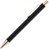 Ручка шариковая Lobby Soft Touch Gold, черная - Фото 2