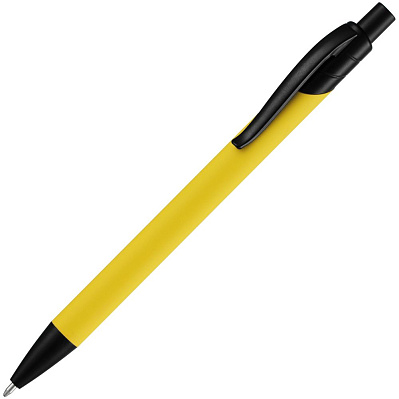 Ручка шариковая Undertone Black Soft Touch, желтая (Желтый)