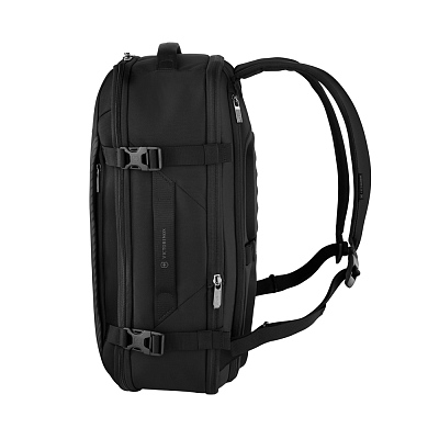 Рюкзак VICTORINOX Crosslight Boarding Bag, черный, RPET полиэстер, 39x22x53 см, 37 л
