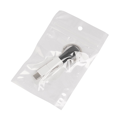 Брелок-кабель-трансформер 3-в-1, белый