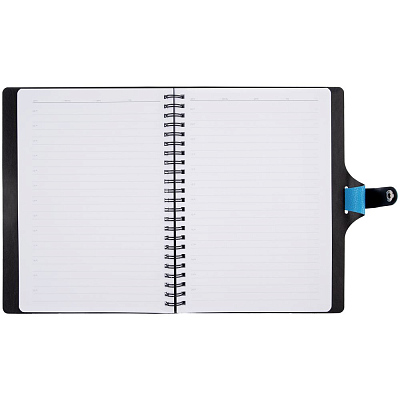 Ежедневник Strep Front на заказ, недатированный, голубой