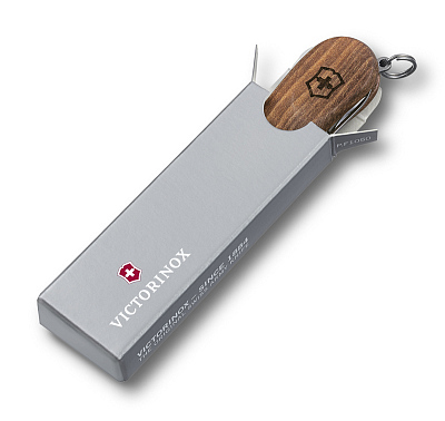Нож перочинный VICTORINOX EvoWood 17, 85 мм, 13 функций, рукоять из орехового дерева