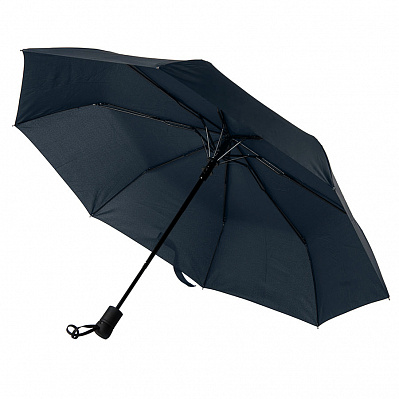 Зонт складной MANCHESTER, полуавтомат (Темно-синий)