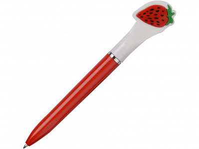 Ручка шариковая  Клубника (Красный)