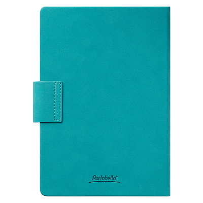 Ежедневник Риц (Ritz) недатированный, бирюзовый, твердая обложка