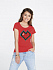 Футболка женская Pixel Heart, красная - Фото 1