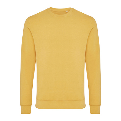 Свитшот Iqoniq Zion из переработанного хлопка, унисекс, 340 г/м² (Охристо-желтый;)