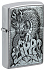Зажигалка ZIPPO Classic с покрытием Brushed Chrome, латунь/сталь, серебристая, 38x13x57 мм - Фото 1