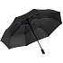Зонт складной AOC Mini с цветными спицами, синий - Фото 1