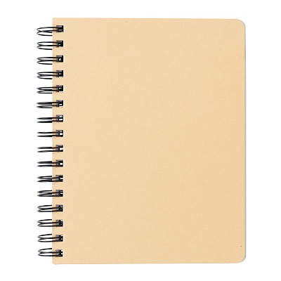 Блокнот на спирали Kraft со стикерами, А5