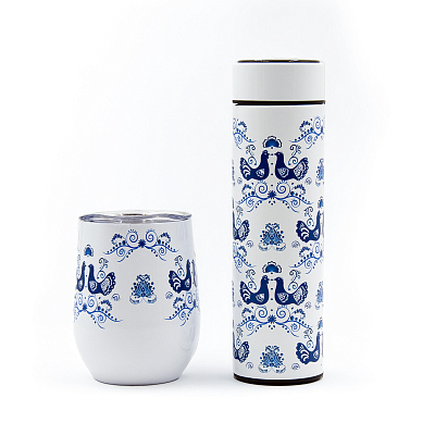 Термос Reactor с датчиком температуры (белый)