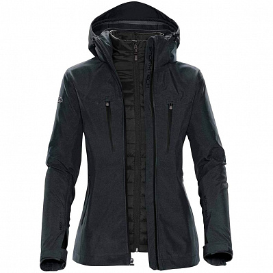 Куртка-трансформер женская Matrix, серая с черным (Серый)