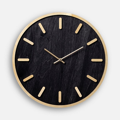 Часы Timefolio, черные (Чёрный)