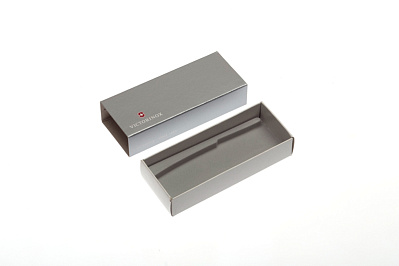Коробка для ножей VICTORINOX 111 мм толщиной до 4 уровней картонная серебристая