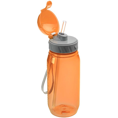Бутылка для воды Aquarius, оранжевая (Оранжевый)