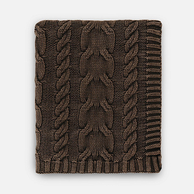 Плед Hygge, коричневый