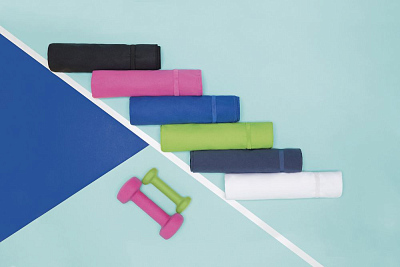 Спортивное полотенце Atoll Large, черное