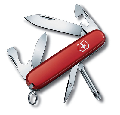Нож перочинный VICTORINOX Tinker Small, 84 мм, 12 функций  (Красный)