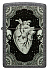 Зажигалка ZIPPO Heart Design с покрытием Iron Stone, латунь/сталь, серая, 38x13x57 мм - Фото 2