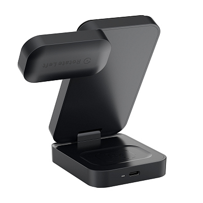 Беспроводное ЗУ Pero WB01 Ultimate MagSafe 3в1