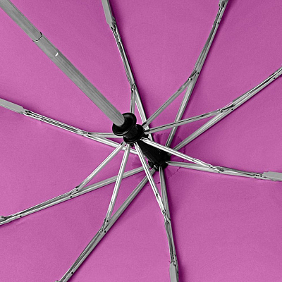 Зонт складной AOC, ярко-розовый
