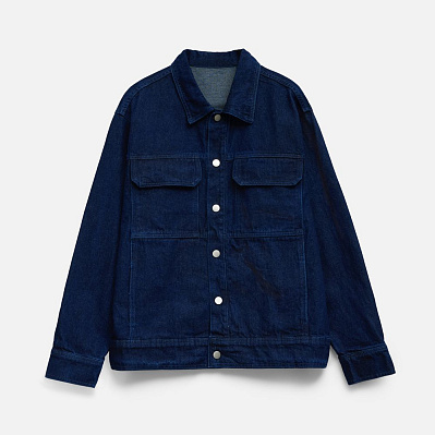 Куртка джинсовая O2, серая (Тёмно-синий)