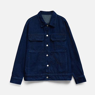 Куртка джинсовая O2, серая (Тёмно-синий)