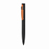Ручка шариковая "Lip", покрытие soft touch, черный с оранжевым - Фото 3
