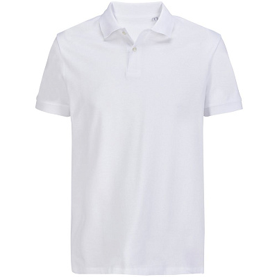 Рубашка поло унисекс Pacific, белая (Белый)