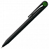 Ручка шариковая Prodir DS1 TMM Dot, черная с зеленым - Фото 2