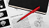 Ручка шариковая JONA M, красный - Фото 2