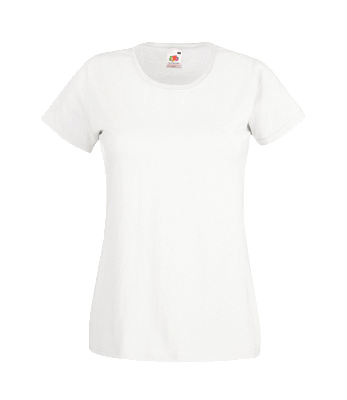 Футболки FOTL Lady-Fit Valueweight T (Белый)