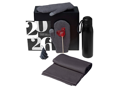 Подарочный набор Re:Air с варежками, шарфом и термосом