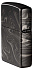 Зажигалка ZIPPO Marble Pattern с покрытием High Polish Black, латунь/сталь, чёрная, 38x13x57 мм - Фото 9