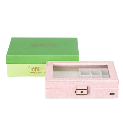 Шкатулка для украшений Jardin D'Ete, цвет розовый,  "змея", 20 х 15 х 5 см