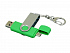 USB 2.0- флешка на 16 Гб с поворотным механизмом и дополнительным разъемом Micro USB - Фото 2