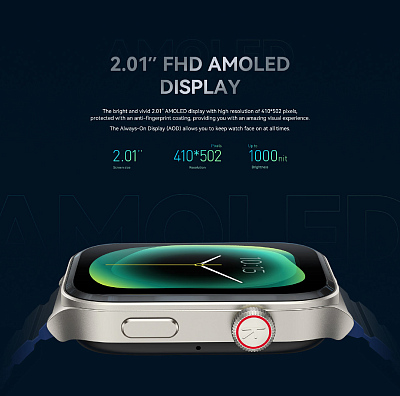 Смарт-часы Kieslect Calling Watch Ks2, серый