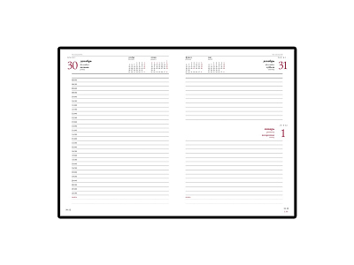 Ежедневник А5 датированный Leader на 2026 год