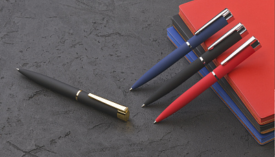 Ручка шариковая "Alice", покрытие soft touch, бирюзовый