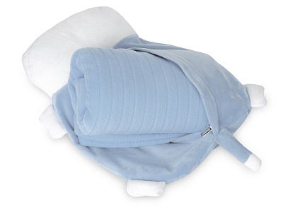 Подушка-плед Бычок из флиса 