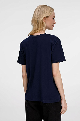 Футболка унисекс Senti, темно-синяя