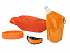 Сумка- оранжевый, повязка- оранжевый, емкость- оранжевый прозрачный, браслет- оранжевый