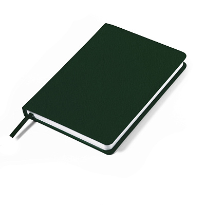 Ежедневник недатированный Duncan, формат А5,  в линейку (Темно-зеленый)