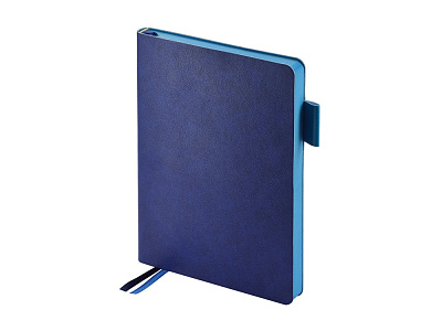 Ежедневник А5 датированный Boston на 2026 год (Синий/голубой)